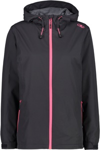 CMP, CMP Damen Rain Fix Hoodie Jacke (Größe XS, Grau), CMP Damen Rain Fix Hoodie Jacke