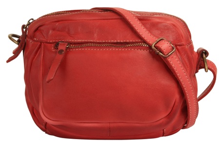 CLUTY, Cluty Umhängetasche, Cluty Umhängetasche, echt Leder, Made in Italy