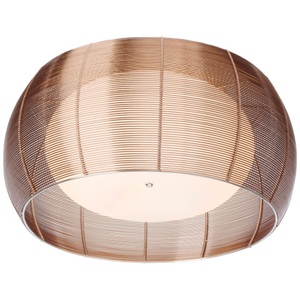 Brilliant, Deckenleuchte Relax bronze, Brilliant Deckenleuchte »Relax«, 2 flammig, Leuchtmittel E27 ohne Leuchtmittel, Deckenlampe 50cm