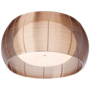 Brilliant, Deckenleuchte Relax bronze, Brilliant Deckenleuchte »Relax«, 2 flammig, Leuchtmittel E27 ohne Leuchtmittel, Deckenlampe 50cm