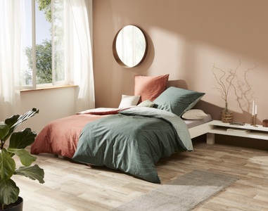 Kaeppel Wendebettwäsche »Jaro, in Gr. 135x200, 155x220 oder 200x200 cm«, mit Reissverschluss, 100% Baumwolle, Bettwäsche mit zeitlosem Design