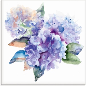 Artland Glasbild »Hortensien«