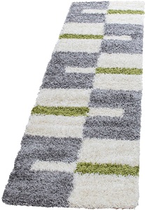 AYYILDIZ, Hochflor-Teppich, »Gala Shaggy 2505«, Ayyildiz, rechteckig, Höhe 30 mm, maschinell gewebt, Ayyildiz Teppiche Hochflor-Läufer »Gala Shaggy 2505«, rechteckig, 30 mm Höhe, 80cm x 250cm (BxL)