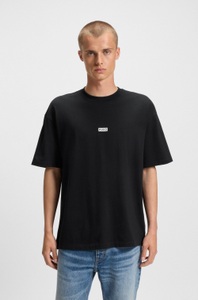 HUGO Blue T-Shirt »Nalono«, mit Logodruck, Oversized Look mit Backprint