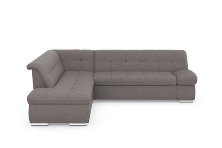 DOMO collection, DOMO collection Ecksofa »Mona«, wahlweise mit Bett- und Armlehnfunktion, DOMO collection Ecksofa »Mona L-Form bequem und komfortabel, Breite 271cm, L-Form« wahlweise mit Bett- und Armlehnfunktion
