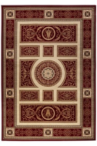 NOURISTAN, NOURISTAN Teppich »Guzara«, rechteckig, Orient Teppich, Kurzflor, weich, Schlafzimmer, Esszimmer, Wohnzimmer, NORTHRUGS Teppich »Guzara«, rechteckig, 8 mm Höhe, Orient Optik, Läufer, strapazierfähig, pflegeleicht, robust