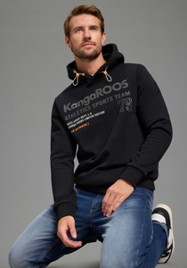 KangaROOS Kapuzensweatshirt, mit regulierbarem Elastikband an der Kapuze, schmale Passform