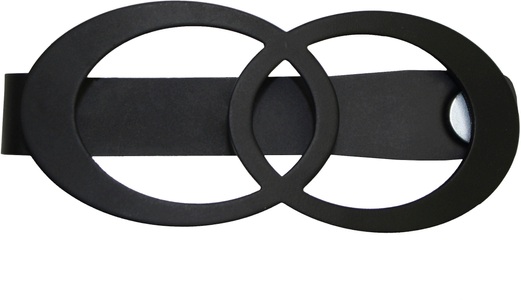 GARDINIA Dekospange »Raffspange Infinity Doppelring« zum Raffen und Drapieren