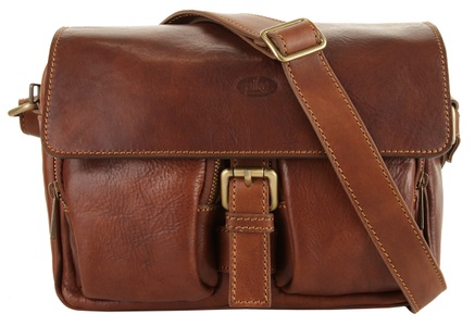 PIKÉ, Piké Umhängetasche, Piké Umhängetasche, echt Leder, Made in Italy