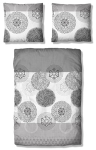 my home Bettwäsche »Tesso in Gr. 135x200, 155x220 oder 200x200 cm« 2 tlg. Bettwäsche mit Ornamenten und in verschiedenen Qualitäten
