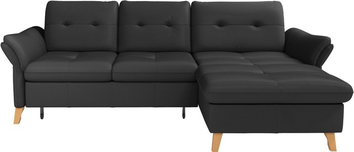 sit&more Ecksofa »Göteborg«, Sitztiefenverstellung und Federkern, wahlweise mit Bettfunktion