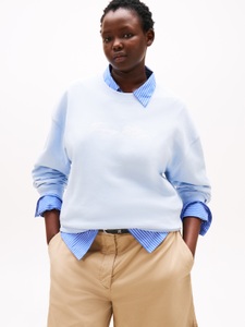 Tommy Hilfiger Curve Sweatshirt »CRV SCRIPT REG PIQUE SWTSHRT«