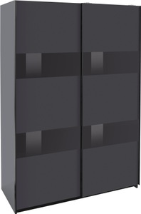 Wimex, Wimex Schwebetürenschrank »Altona«, Wimex Schwebetürenschrank »Altona«, mit Glaselementen und zusätzlichen Einlegeböden