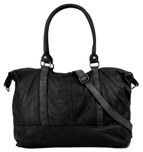 SAMANTHA LOOK, Samantha Look Reisetasche, echt Leder, Made in Italy, Samantha Look Reisetasche, echt Leder, Made in Italy