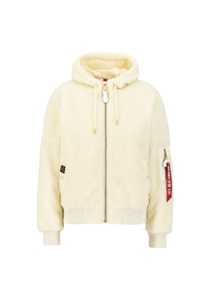 Alpha Industries, Alpha Industries Bomberjacke »Alpha Industries Women - Bomber & Flight Jackets«, Alpha Industries Bomberjacke »MA-1 OS Hooded Teddy W«