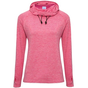 Awdis, AWDIS Funktionstop »Just Cool Damen Girlie Cowl Baselayer Top«, AWDis - Just Cool Girlie Cowl Baselayer Top, für Damen, Pink, Größe XL