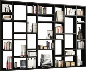 Fredriks, home24 Buecherregal Emporior IV, fif möbel Standregal »TORO 380«, Breite 295 cm