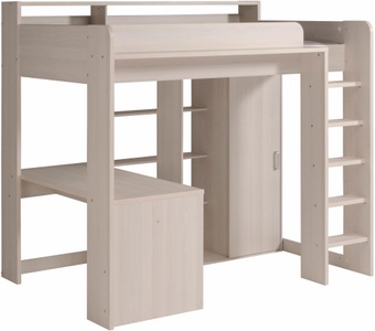 Parisot Hochbett »Higher«, inkl. Schrank und Schreibtisch
