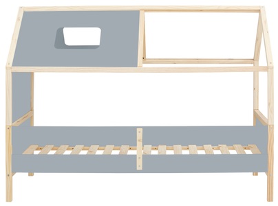 LÜTTENHÜTT, Lüttenhütt Hausbett »Meentje«, (1 St.), aus schönem massivem Kiefernholz, Einzelbett, in einer Haus-Optik Form, inklusive Lattenrost und Paneele, in verschiedenen Farbvarianten enthältlich, Liefefläche 90x200 cm, 