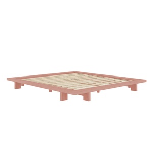 Karup Design, Karup Design Bettgestell »JAPAN BED, Futonbett, Bodenbett, Holzrahmen, Jugendbett, Holzbett«, Massivholzbett mit Lattenrost, Kiefer massiv, Doppelbett ohne Kopfteil, Karup Design Bettgestell »JAPAN BED, FSC®-zertifiziertem Massivholz Futonbett, excl. Matraze« Mit Lattenrost, Minimalistisches Japandi Design, bodennah & zeitlos in vielen Grössen