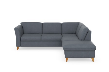 HOME AFFAIRE, Home affaire Ecksofa »Trelleborg«, Federkern-Polsterung, wahlweise mit Bettfunktion und Stauraum, Kopfstützen optional, Home affaire Ecksofa »Trelleborg L-Form«, Federkern-Polsterung, wahlweise mit Bettfunktion und Stauraum