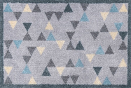 wash+dry by Kleen-Tex, wash+dry by Kleen-Tex Teppich »Triangles«, rechteckig, 9 mm Höhe, wash+dry by Kleen-Tex Teppich »Triangles«, rechteckig, 9 mm Höhe