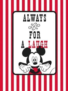 Komar, KOMAR XXL Poster »Mickey Mouse Laugh«, Komar Bild »Mickey Mouse Laugh«, Disney, (1 St.), Wandbild zur Dekoration im Kinderzimmer - ohne Rahmen