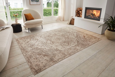 Hanse Home, HANSE Home Teppich »Sand«, rechteckig, 8 mm Höhe, strapazierfähig, robust, pflegeleicht, ringsum gekettelt, geeignet für Fussbodenheizung, HANSE Home Teppich »Sand«
