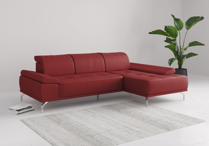 Places of Style Ecksofa »Caluna«, Inkl.Sitztiefenverstellung, wahlweise mit Kopf- und Armteilverstellung