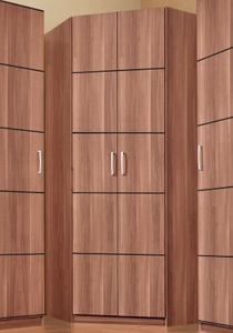 priess, priess Eckkleiderschrank »Bilbao«, priess Eckkleiderschrank »Bilbao«, mit 3 verschiedenen Fronten