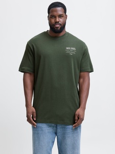 Jack & Jones PlusSize T-Shirt »JJEURBAN EDGE STUDIO TEE SS SN PLS«, mit Logobranding