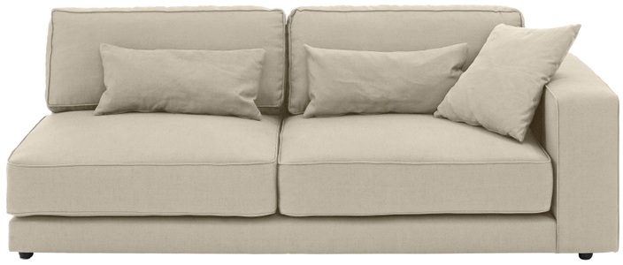 GOODproduct, GOODproduct Ecksofa »Grenette«, freistehend oder als Teil des Modulsofas,im Baumwoll-/Leinenmix oder umweltschoned aus recycelten Stoffen, Federkern, GOODproduct Ecksofa »Grenette«, frei oder als Teil des Modulsofas, Baumwollmix oder recycelte Stoffe