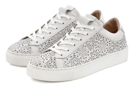 Lascana, LASCANA Sneaker, aus Leder mit Cut-Outs, 