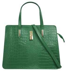 CLUTY, Cluty Henkeltasche, (1 tlg.), echt Leder, Made in Italy, Cluty Henkeltasche, echt Leder, Made in Italy