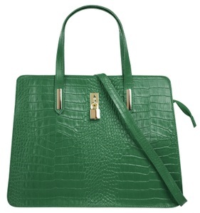 CLUTY, Cluty Henkeltasche, (1 tlg.), echt Leder, Made in Italy, Cluty Henkeltasche, echt Leder, Made in Italy