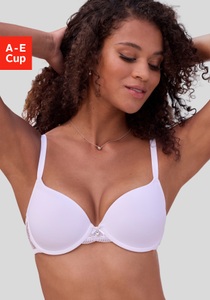 Vivance Schalen-BH, mit Bügel und nahtlos vorgeformten Cups, verführerische Dessous