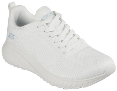 Skechers, Skechers Sneaker »BOBS SQUAD CHAOS FACE OFF«, mit komfortabler Innensohle, Skechers Schnürschuh Bobs Sport Squad Chaos Damen offwhite