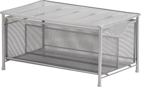 Zeller, Zeller - Universal-Organizer, Mesh, silber, Zeller Present Allzweckkorb, Platzsparend und funktional