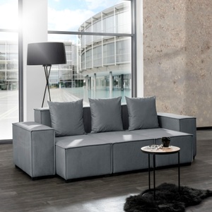 MAX WINZER, Max Winzer® Wohnlandschaft »MOVE«, (Set), Sofa-Set 02 aus 8 Sitz-Elementen, inklusive 3 Zierkissen, individuell kombinierbar, Max Winzer® Wohnlandschaft »MOVE« Sofa-Set 02 aus 8 Sitz-Elementen, inklusive 3 Zierkissen, kombinierbar
