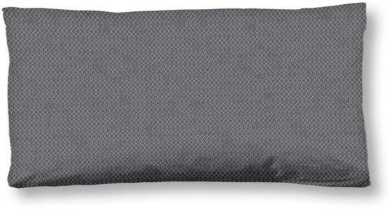 hip, Hip Satin Kissenbezug Thirze, hip Kissenhülle »Thirze«, (1 St.), Baumwolle, Mako-Satin, 40x80, 1 Stück, Reissverschluss, Thirze, Grau