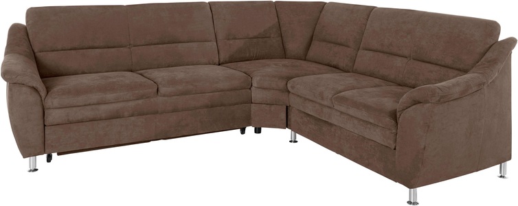 Places of Style Ecksofa »Cardoso«, mit Trapezecke für mehr Sitzkomfort, wahlweise auch mit Bettfunktion und Schublade und Relaxfunktion