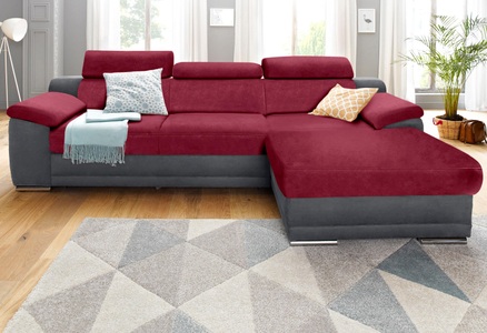 RAUM.ID, RAUM.ID Ecksofa, sit&more Ecksofa »Xenia L-Form« wahlweise mit Bettfunktion