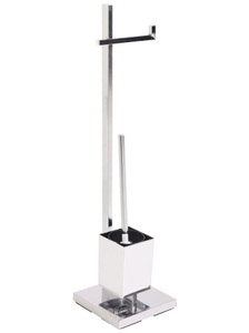 Wenko, Wenko - Stand WC-Garnitur Quadro, 