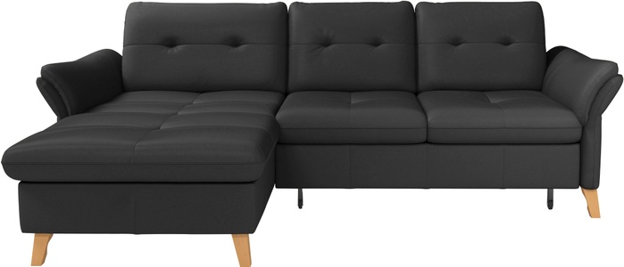 sit&more Ecksofa »Göteborg«, Sitztiefenverstellung und Federkern, wahlweise mit Bettfunktion