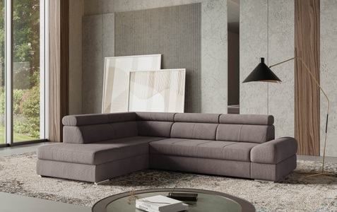 sit&more Ecksofa »Broadway L-Form«, mit verstellbaren Kopfteilen, wahlweise mit Bettfunktion