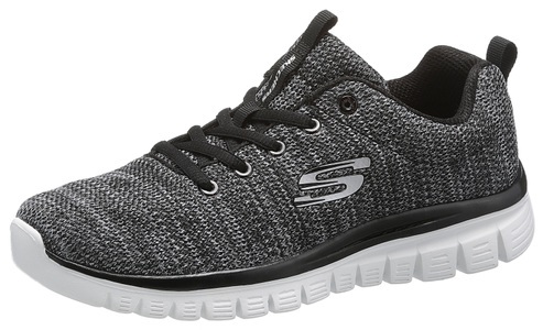 Skechers, Skechers Sneaker »Graceful - Twisted Fortune«, Skechers Sneaker »Graceful - Twisted Fortune«, Freizeitschuh, Halbschuh, Schnürschuh mit Memory Foam
