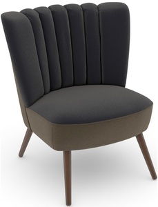 MAX WINZER, Max Winzer® Sessel »build-a-chair Aspen«, im Retrolook, zum Selbstgestalten, Max Winzer® Sessel »build-a-chair Aspen, Loungesessel mit Samtvelours Bezug,« im Retrolook, zum Selbstgestalten