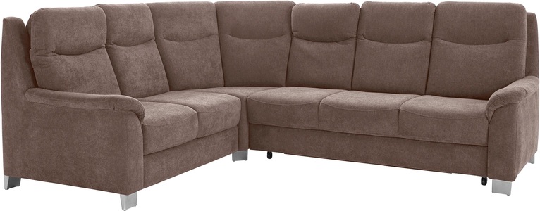 SIT&MORE, sit&more Ecksofa, sit&more Ecksofa »Boccaccio L-Form«, mit Federkern und Kopfteilverstellung, wahlweise mit Bettfunktion
