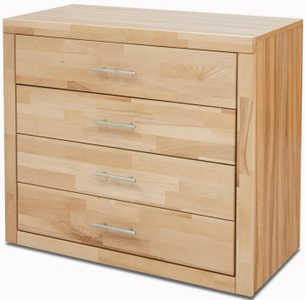 Home affaire Schubkastenkommode, Triest», mit 4 Schubladen, Breite 90 cm