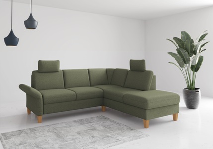 Home affaire Ecksofa »Rochelle«, wahlweise mit Armteilverstellung, Bettfunktion und Bettkasten
